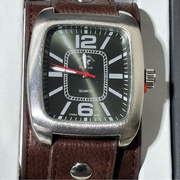 New!  Beverly Hills Polo Club Men's Brown Watch - Picture 2 of 2